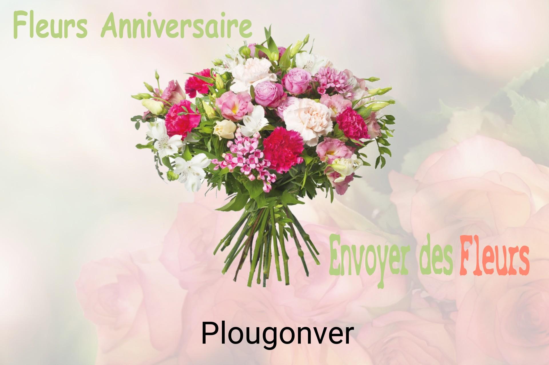 Bouquet de fleurs d’anniversaire livré à Plougonver
